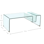 Τραπεζάκι σαλονιού Crystal Flux