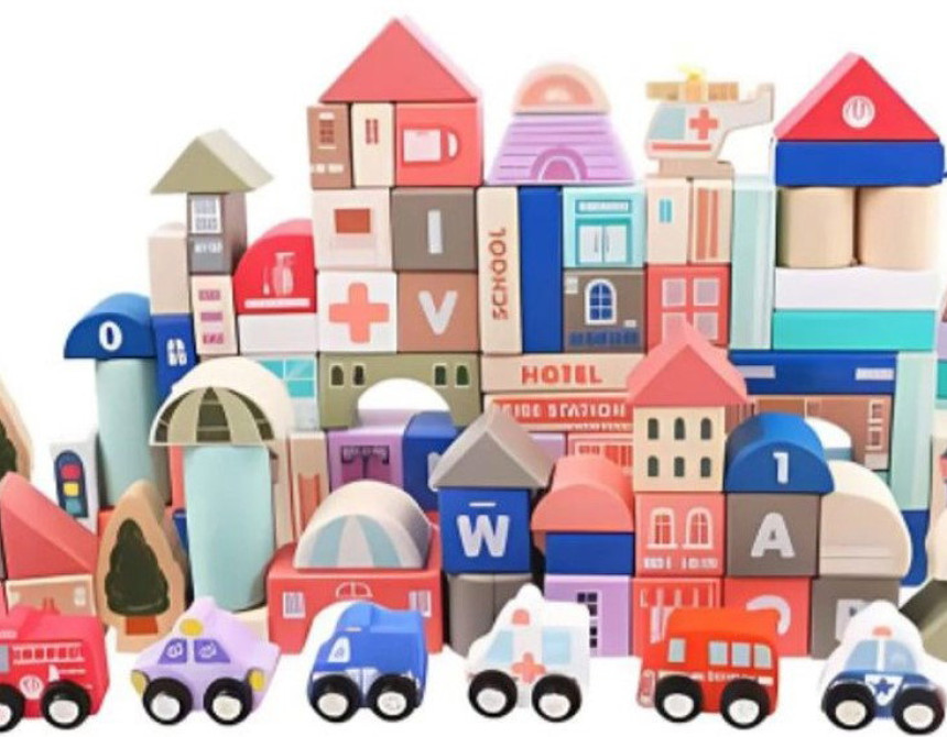 Παιδικό σετ με τουβλάκια Joyland City Blocks