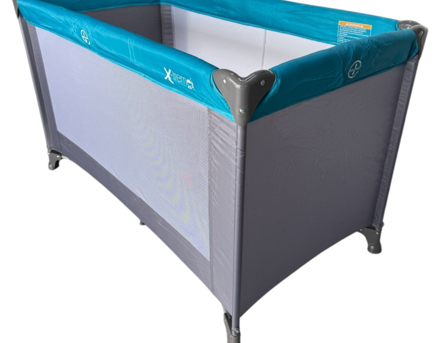 X-TREME BABY ΠΑΡΚΟΚΡΕΒΑΤΟ 125 X 65 CM MINT GREY