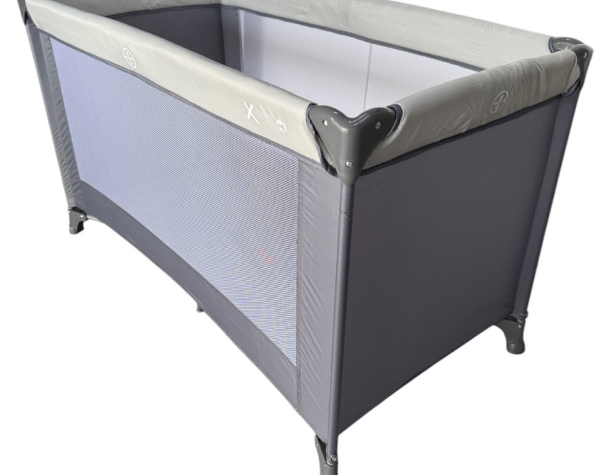 X-TREME BABY ΠΑΡΚΟΚΡΕΒΑΤΟ 125 X 65 CM GREY - SAND