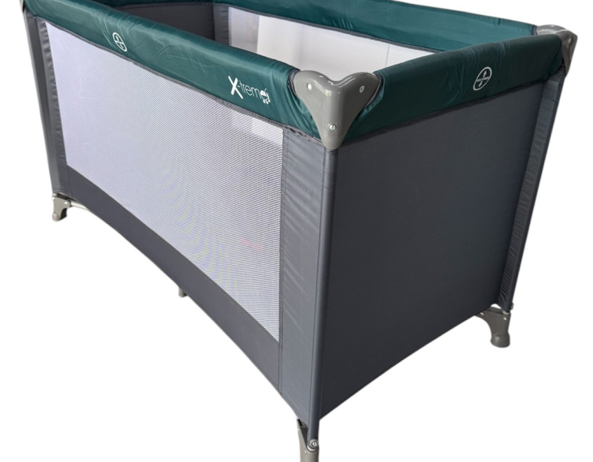 X-TREME BABY ΠΑΡΚΟΚΡΕΒΑΤΟ 125 X 65 CM GREY - OLIVE