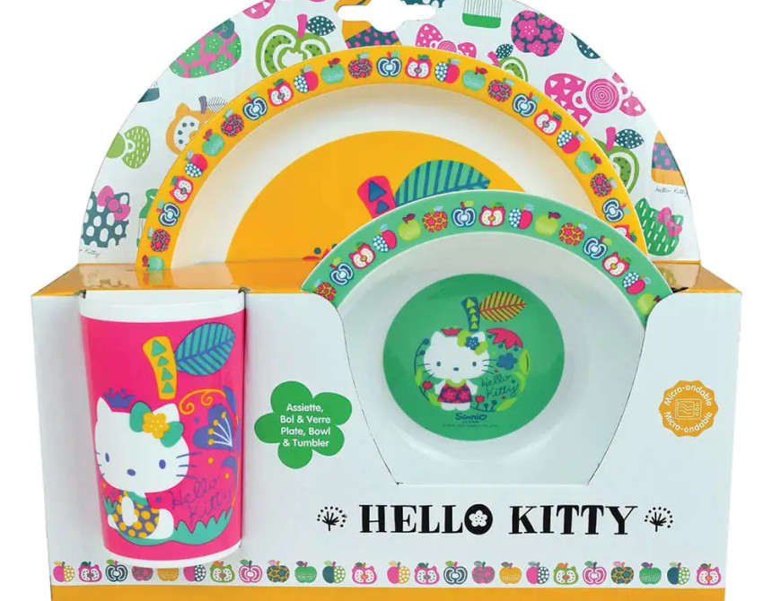 Hello Kitty παιδικό σερβίτσιο φαγητού (005988)