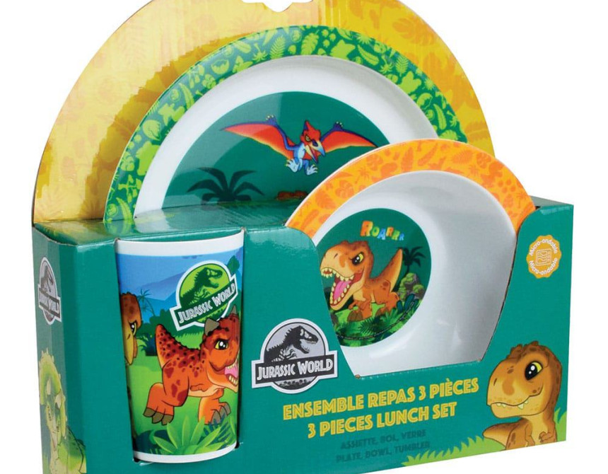 Jurassic World παιδικό σερβίτσιο φαγητού (006066)