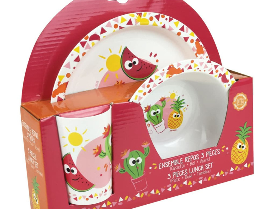 Les Ami Fruits παιδικό σερβίτσιο φαγητού (006204)
