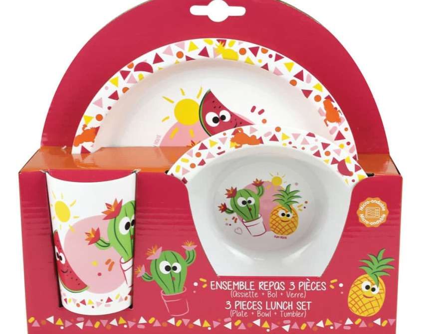 Les Ami Fruits παιδικό σερβίτσιο φαγητού (006204)
