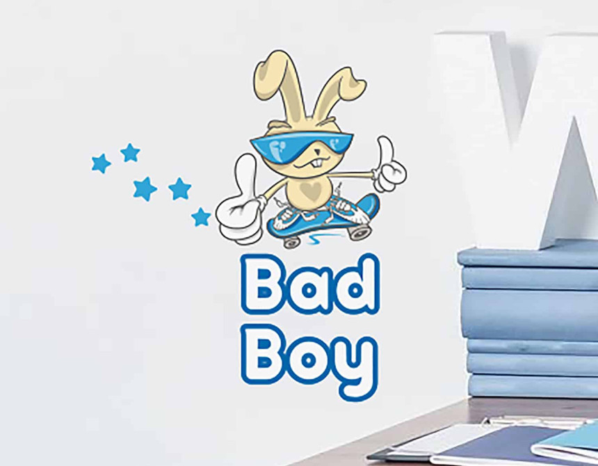 Bad Boy αυτοκόλλητα τοίχου XS (11006)