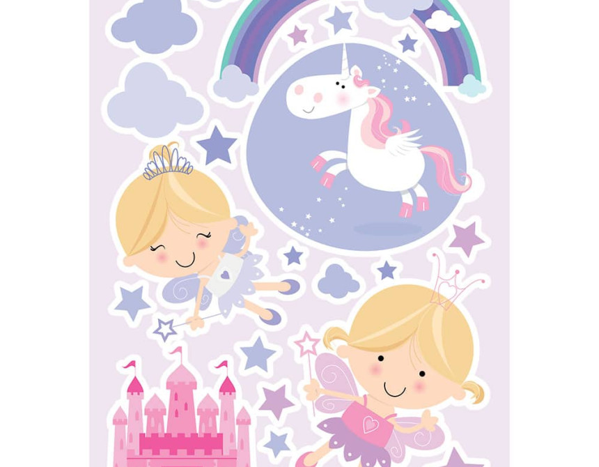 Happy Fairies αυτοκόλλητα τοίχου L (18106)