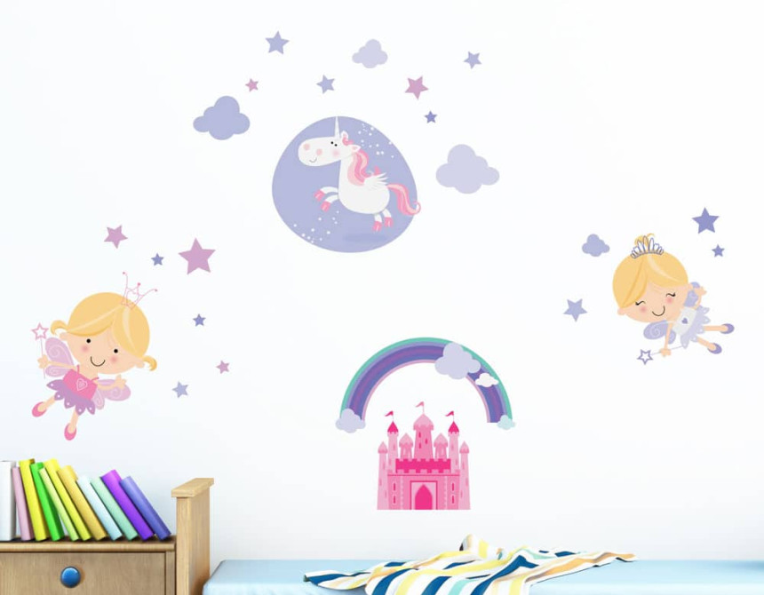 Happy Fairies αυτοκόλλητα τοίχου L (18106)
