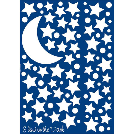 Starry Night φωσφορίζοντα τοίχου L (18109)
