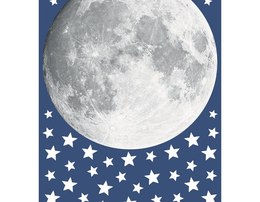 Moon φωσφορίζοντα αυτοκόλλητα τοίχου L (18112)