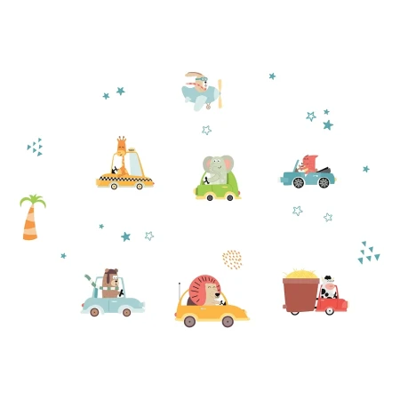 Toy Cars αυτοκόλλητα τοίχου L (18120)