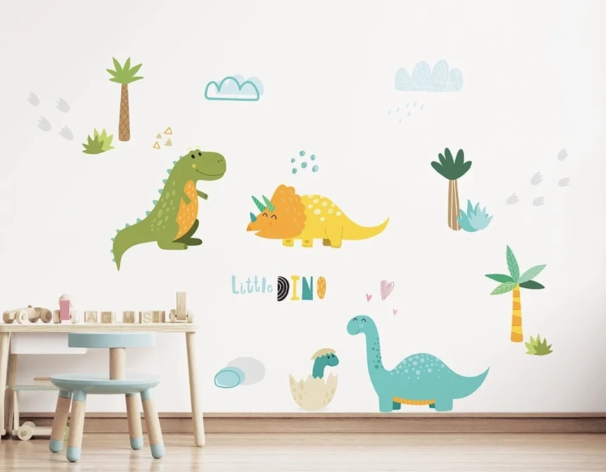 Dinosaurs αυτοκόλλητα τοίχου XL (18315)