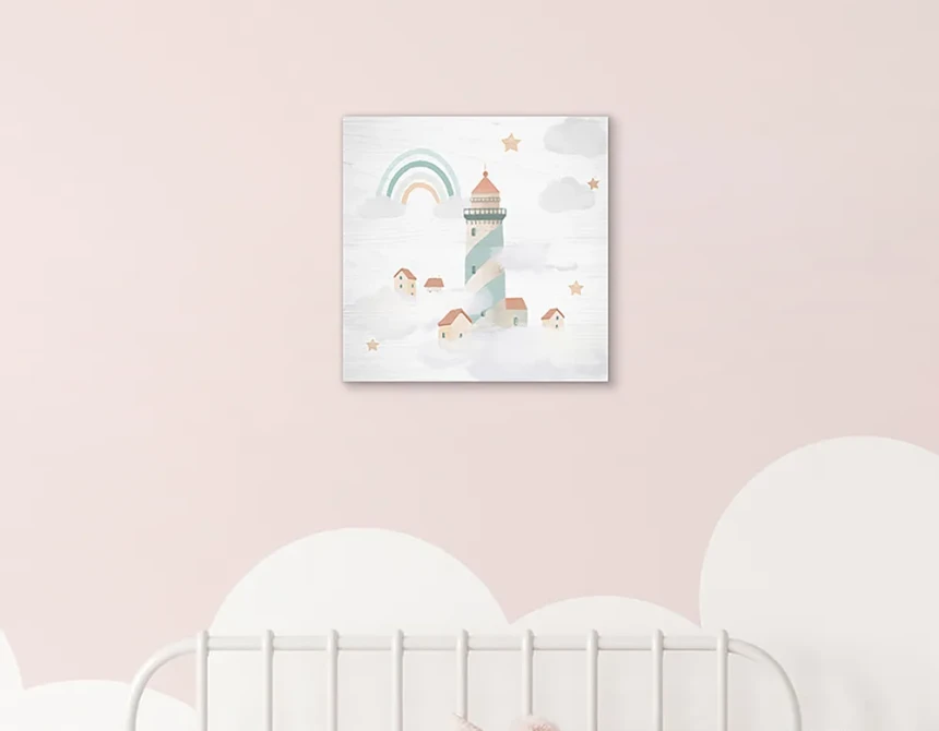 Cloud City ξύλινο κάδρο (21234)