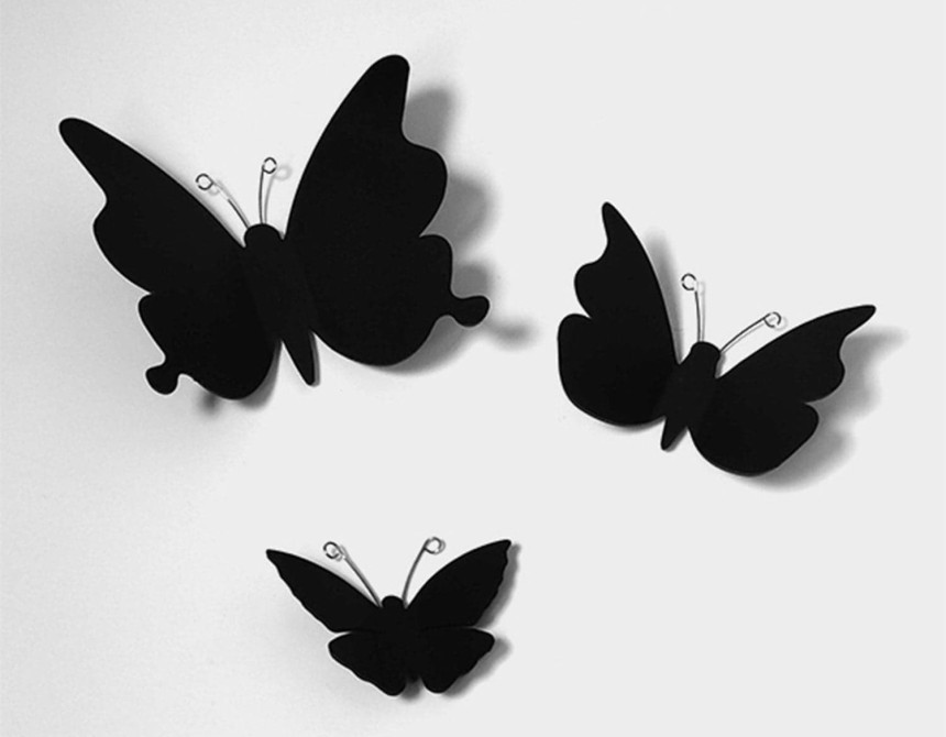 Black Butterflies 3D πολυπροπυλενίου (24002)