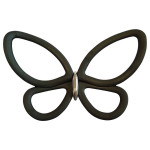 Black Metal Butterflies 3D (24007)