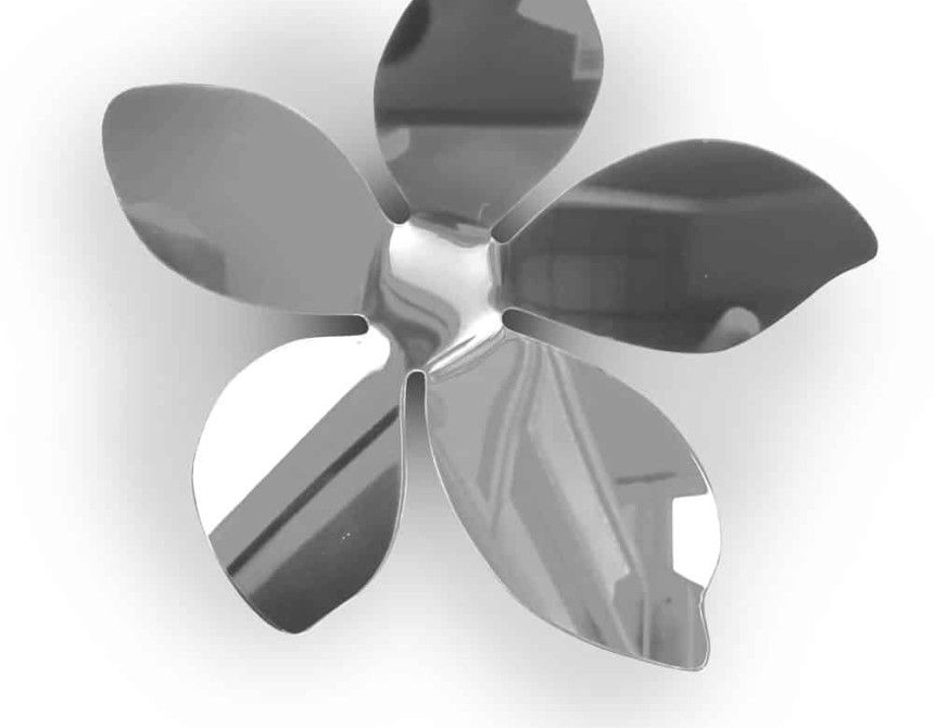 Silver Flowers 3D πολυπροπυλενίου (24017)