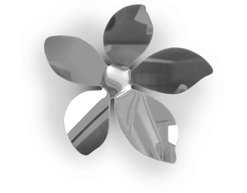 Silver Flowers 3D πολυπροπυλενίου (24017)