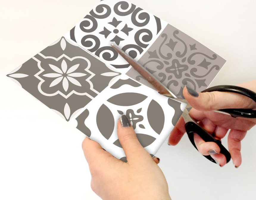Tile Cover Brown πλακάκια διακόσμησης τοίχων κουζίνας & μπάνιου (31219)