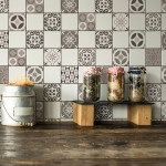 Tile Cover Brown πλακάκια διακόσμησης τοίχων κουζίνας & μπάνιου (31219)