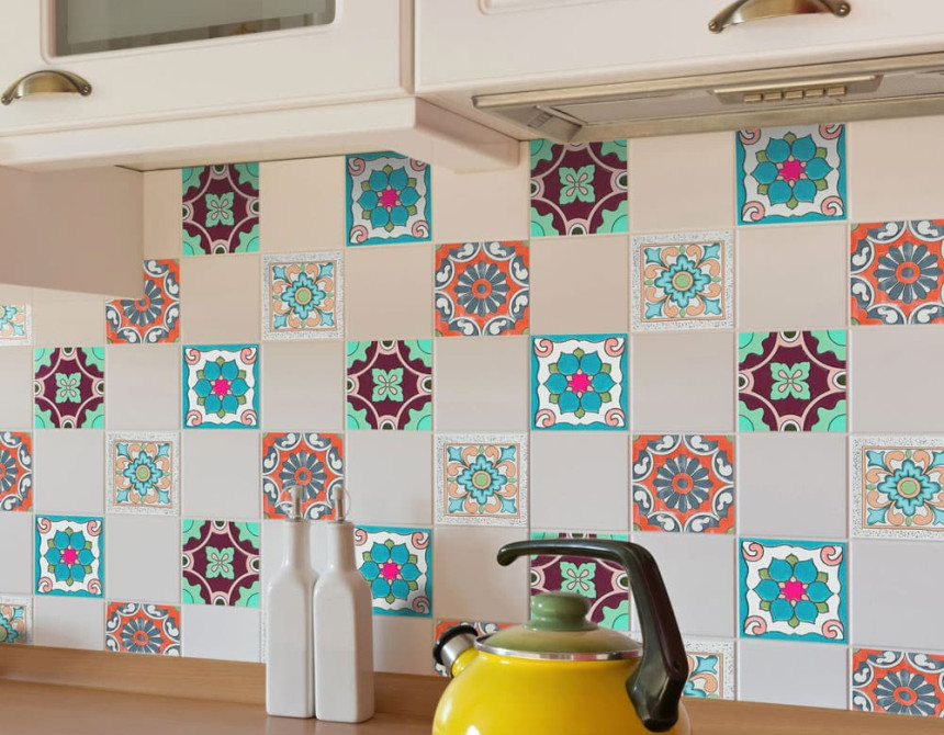 Tile Cover Sicily πλακάκια διακόσμησης τοίχων κουζίνας & μπάνιου (31221)