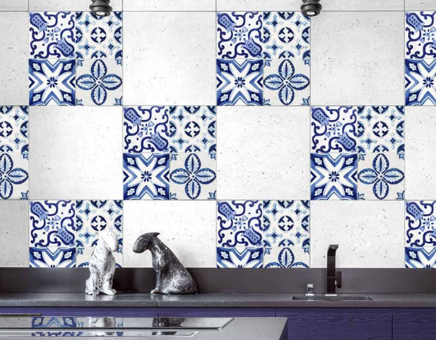 Tile Cover Azulejos πλακάκια διακόσμησης τοίχων κουζίνας & μπάνιου (31223)