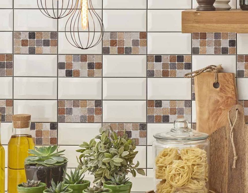 Tile Natural πλακάκια διακόσμησης τοίχων κουζίνας & μπάνιου (31312)