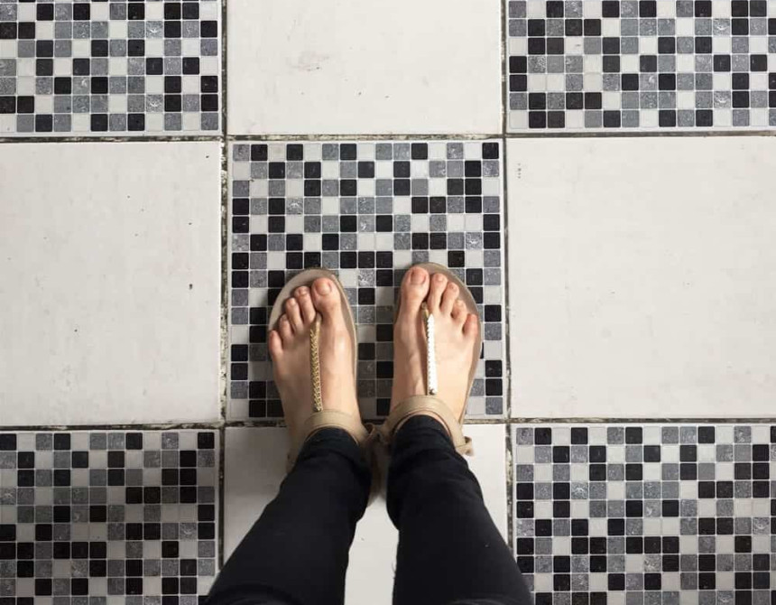 Tile Black & White πλακάκια διακόσμησης τοίχων κουζίνας & μπάνιου (31313)