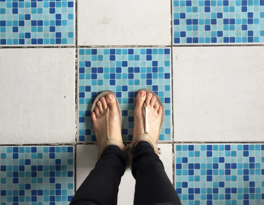 Tile Light Blue πλακάκια διακόσμησης τοίχων κουζίνας & μπάνιου (31314)