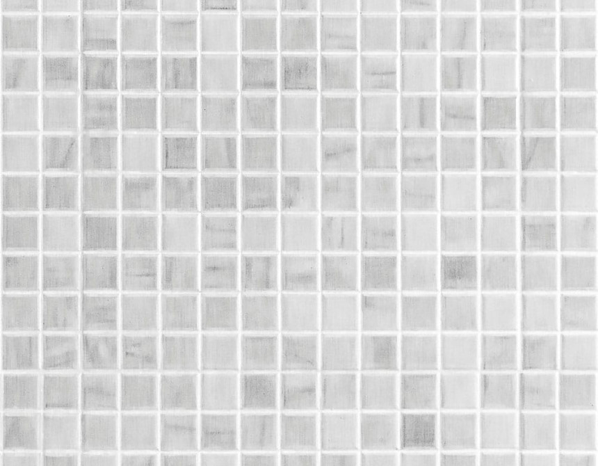 White Mosaic πλακάκια διακόσμησης τοίχων κουζίνας & μπάνιου (31319)