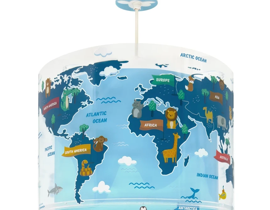 Kids World παιδικό φωτιστικό οροφής (40672M)