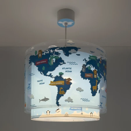 Kids World παιδικό φωτιστικό οροφής (40672M)