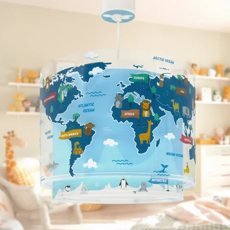Kids World παιδικό φωτιστικό οροφής (40672M)