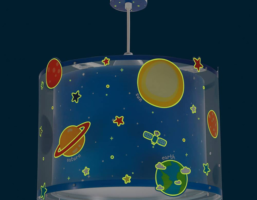 Planets παιδικό κρεμαστό φωτιστικό οροφής (41342M)
