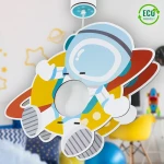 Spaceman MDF παιδικό φωτιστικό οροφής (41347)