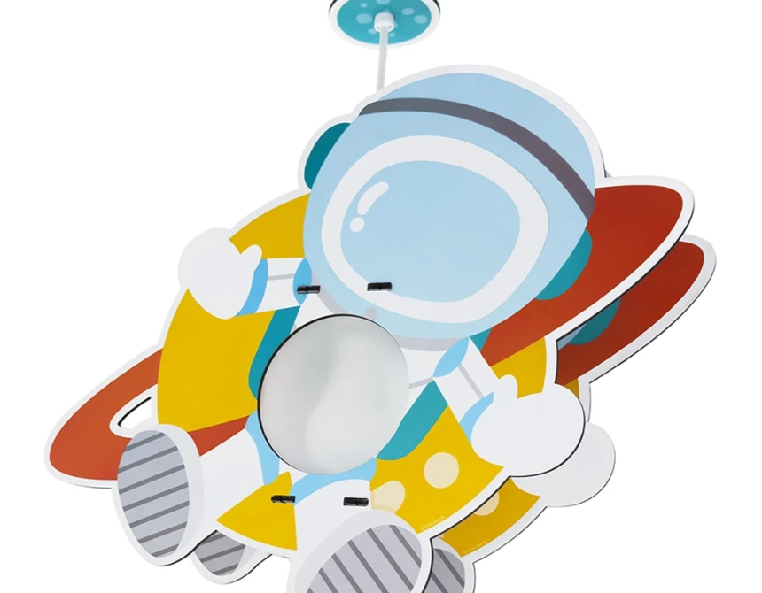 Spaceman MDF παιδικό φωτιστικό οροφής (41347)