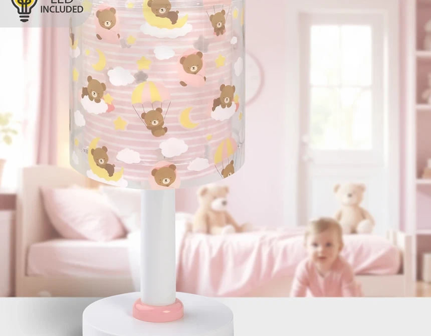 Baby Teddy Pink επιτραπέζιο φωτιστικό (41571S)