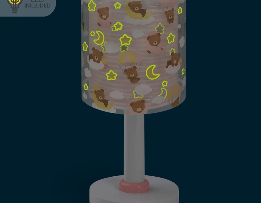 Baby Teddy Pink επιτραπέζιο φωτιστικό (41571S)