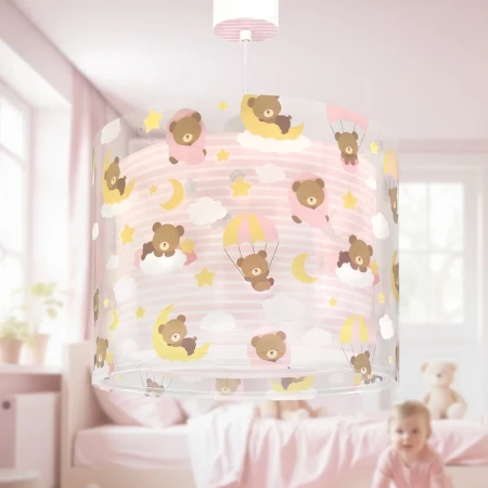 Baby Teddy Pink φωτιστικό οροφής (41572MS)