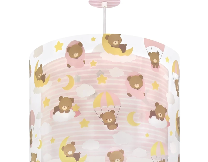 Baby Teddy Pink φωτιστικό οροφής (41572MS)