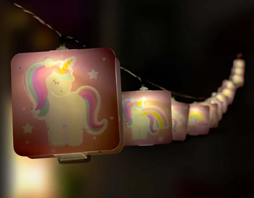 Unicorns παιδική γιρλάντα φωτισμού (41595)