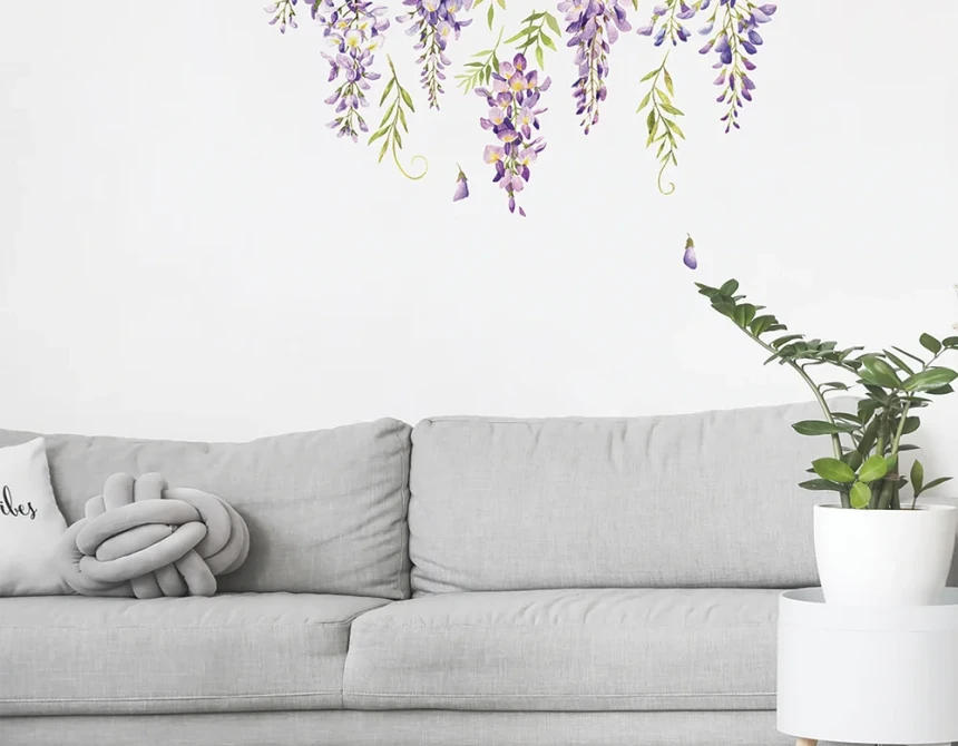 Wisteria αυτοκόλλητα τοίχου βινυλίου (44239)