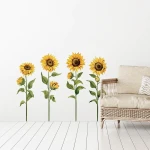 Sunflowers αυτοκόλλητα τοίχου βινυλίου (44240)