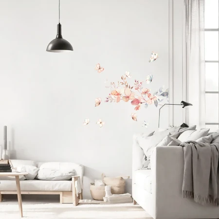 Flowering Vintage Branch αυτοκόλλητα τοίχου (44242)