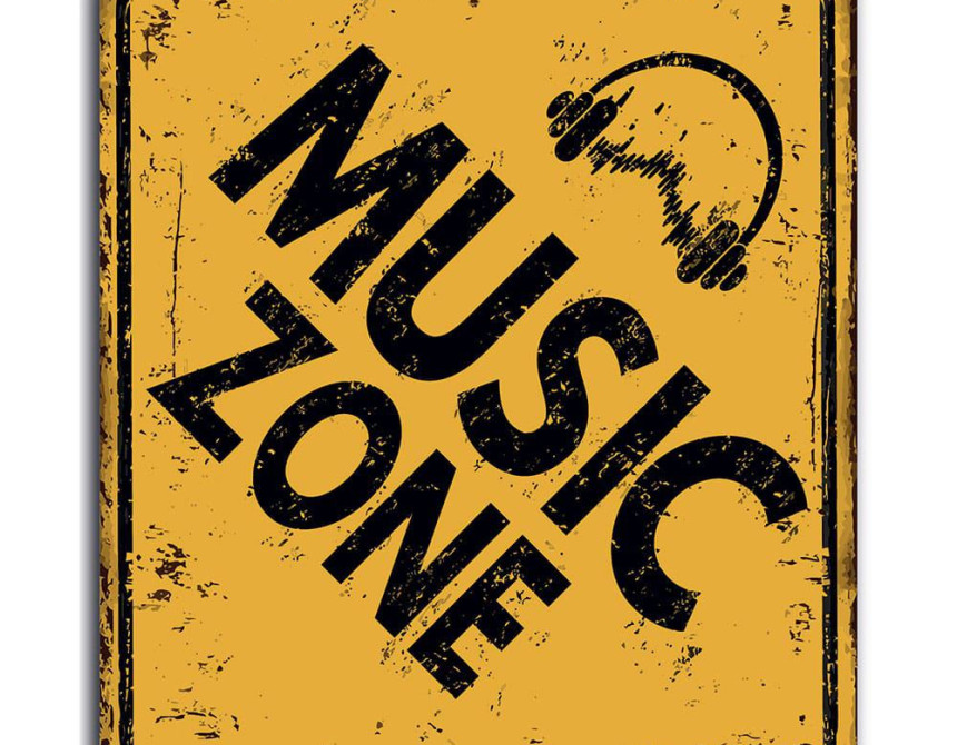 Music Zone πινακίδα διακόσμησης Forex (49426)