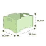 Starlight Green κουτιά αποθήκευσης (σετ 2 τμχ) (5210H)