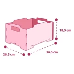 Starlight Pink κουτιά αποθήκευσης (σετ 2 τμχ) (5210S)