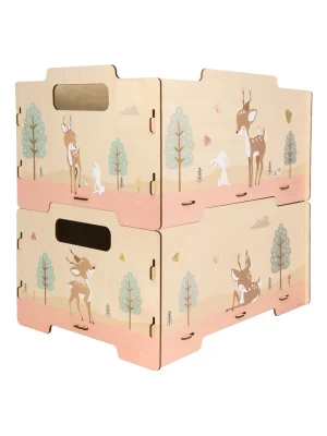 Loving Deer κουτιά αποθήκευσης (σετ 2 τμχ) (5270)