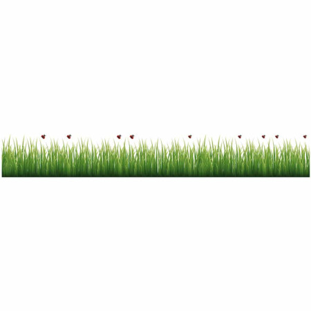 Grass & Ladybugs μπορντούρες αυτοκόλλητες βινυλίου (53004)