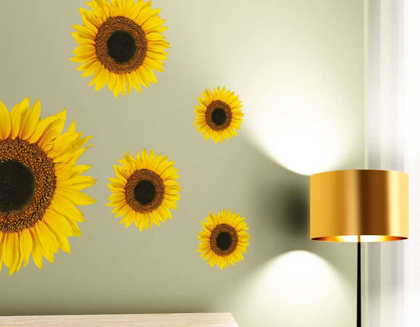 Sunflower αυτοκόλλητα τοίχου βινυλίου (54106)