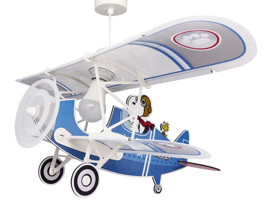 Snoopy airplane κρεμαστό φωτιστικό οροφής (54302)